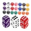 BCOATH 50pcs Acrylic Six-Sided Dice Set Multi-Color Game Dice for Board Games Party Accessories Home Bar Fun Playing Cubes for Family and Classroom Use view 1