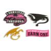 Fourth Wing: I Survived Threshing Stickers - Sticker Set of 4 view 1