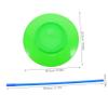 BRIGHTFUFU Plastic Juggling Plates with Sticks for Balance Skills and Circus Performances Smooth Rotating Spinning Plates for Adults Eye-catching Circus Props for Coordination Development view 2
