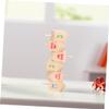 BCOATH 10 Pcs Wooden Dreidels Spinning Tops for Natural Wood Gyro for Hand-Eye Coordination Smooth Stable Spin Educational Craft for Boys and Party Fun view 4