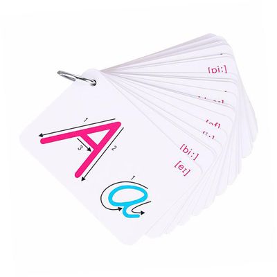 BCOATH 2 Sets Double-Sided Letter English Cards for Colorful Literacy Flashcards with Smooth Surface and Portable Educational Spelling for Preschool Learning and Vocabulary Building