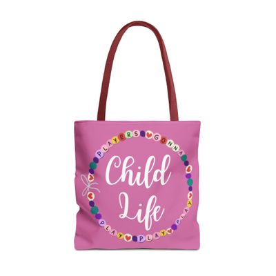 Child Life Tote Bag - Friendship Bracelet Design