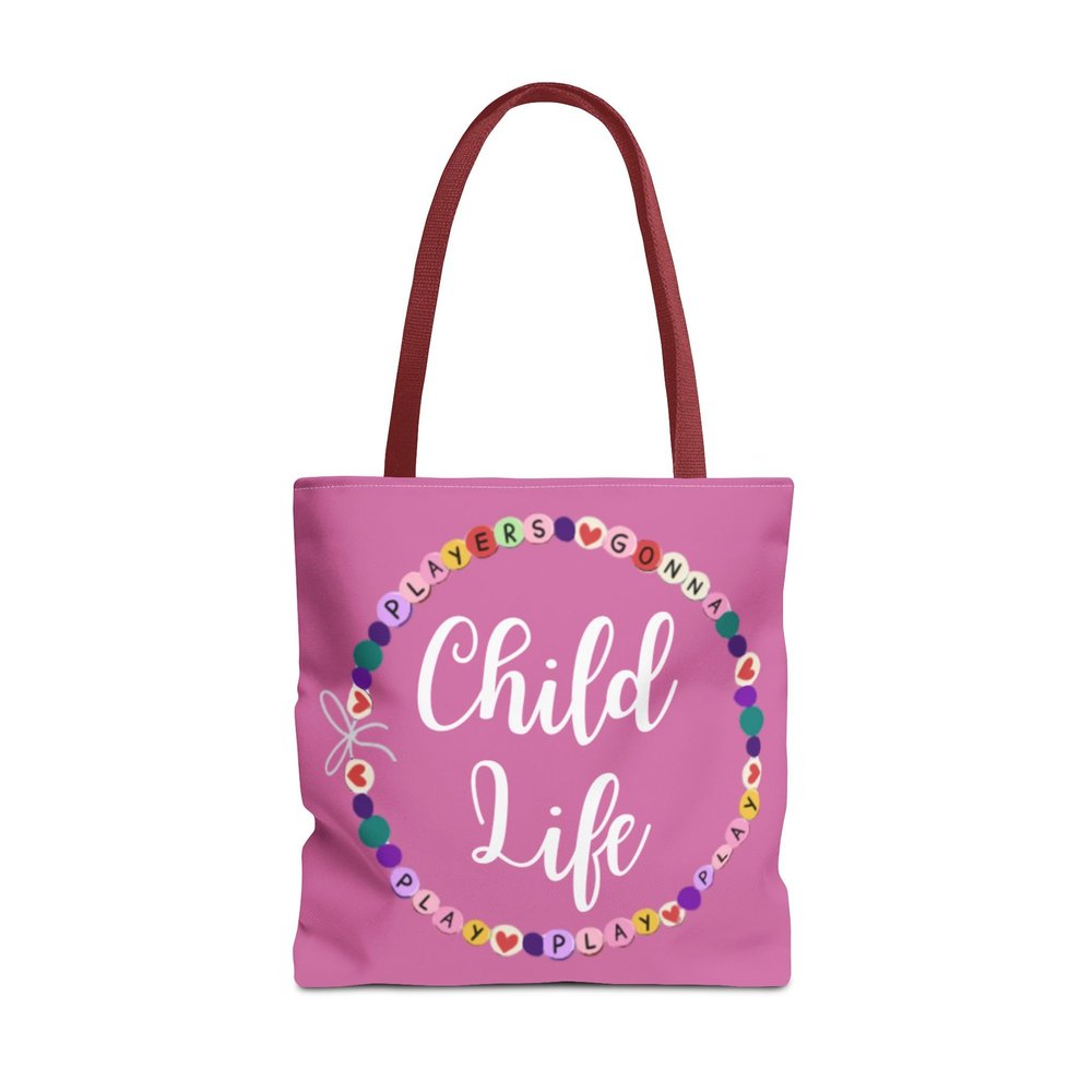 Child Life Tote Bag - Friendship Bracelet Design