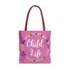 Child Life Tote Bag - Friendship Bracelet Design view 1