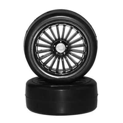 Rc Repairs Parts For HSP For HPI Sprint 2 Drift RS4 1:10th On Road 4WD 4Pcs/2pcs 26mm Rubber RC Tyres Wheel Rims Hex 12 Accessories Parts Repair(2pcs)