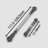 RC Car Accessories For HB For Toys ZP1001 ZP1002 ZP1003 ZP1004 1/10 Metal Front Axle Steering Pull Rod RC Crawler Car Servo Link Parts(Red) view 2