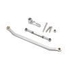 For MN128 1/12 Aluminum Steering Link Rod Kit RC Car Truck Off-road Vehicle Tracked Vehicle Parts And Accessories Upgrade Replacement Use RC Upgrade Parts(Silver) view 1