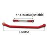 For MN128 1/12 Aluminum Steering Link Rod Kit RC Car Truck Off-road Vehicle Tracked Vehicle Parts And Accessories Upgrade Replacement Use RC Upgrade Parts(Silver) view 2