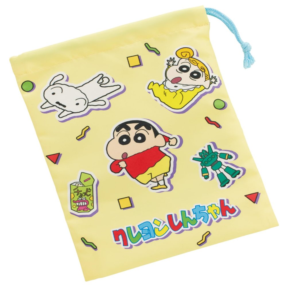 Skater KB63SN-A Children's Cup Bag, Drawstring Bag, Made in Japan, Crayon Shin-chan, 26