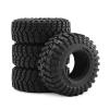 RC Car Tyres Wheels For SCX24 For TRX4M 1/24 1/18 4pcs 1.3 In Wheels Soft Sticky Rubber Tires RC Crawler Car Accessories And Upgrades Replacement And Repair view 2