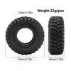 RC Car Tyres Wheels For SCX24 For TRX4M 1/24 1/18 4pcs 1.3 In Wheels Soft Sticky Rubber Tires RC Crawler Car Accessories And Upgrades Replacement And Repair view 3
