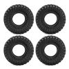 RC Car Tyres Wheels For SCX24 For TRX4M 1/24 1/18 4pcs 1.3 In Wheels Soft Sticky Rubber Tires RC Crawler Car Accessories And Upgrades Replacement And Repair view 4