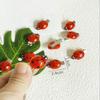 10pcs Funny Women Girls Ladybug Hair Clips Halloween Punk, Red,Decorative Mini Lady Bug Barrettes Hairpin Claw for Girl woman party or daily (red) view 2