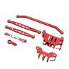 Rc Repairs Parts For MN128 86 G500 1/12 Aluminum Alloy Chassis Rod Fixed For Seat Steering Servo Arm Set Remote Control Car Accessories(Red) view 2