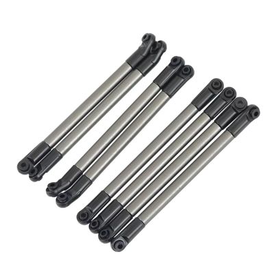 Compatible with Axial for SCX10 90027 D90 D110 CC01 TF2 for MST 8Pcs Metal Link Rod Pull Rod Wheelbase for 1/10 RC Crawler Car RC Car Accessories
