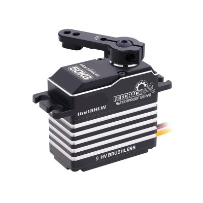 50KG Ultra-Large Torque Analog Feedback servo IA81BHLW high-Pressure Steel Gear programmable Waterproof brushless Steering Remote Control servo Motor(IA81BHLW set1)