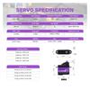 A06CLS V2 6g Gear 3.0KG Super Fast Programmable Servo for 1/18 1/24 1/27 1/28(A06CLS 20T JR) view 3