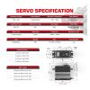 Programmable Servo A81FHS 68KG Monster Torque Digital Brushless Remote Control Servo Suitable for 1/5 1/8 1/10 Scale(A81FHS 68kg Set1) view 3