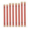 For Axial For Scx10 1/10 8Pcs Wheelbase Link Rod Aluminum Alloy Link Rod 313Mm Rc Car Crawler Parts And Accessories Upgrade Replacement Use RC Upgrade Parts(Red) view 1