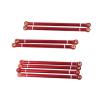 For Axial For Scx10 1/10 8Pcs Wheelbase Link Rod Aluminum Alloy Link Rod 313Mm Rc Car Crawler Parts And Accessories Upgrade Replacement Use RC Upgrade Parts(Red) view 4