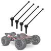 Compatible with Traxxas for Sledge 4Pcs Steel Front and Rear Drive Shaft CVD Transmission Axle 1/8 RC Car Upgrades Parts Accessories RC Car Drive shafts view 3