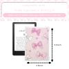 JINGSEN Cute Case Insert Cards Set for Kindle,6 Book-Themed Designs with Charms Set for Kindle and USB-C Dust Plugs,for 11th/12th Generation,6.8 x 4.8 inches(Pink) view 3