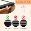 JINGSEN Cute Case Insert Cards Set for Kindle,6 Book-Themed Designs with Charms Set for Kindle and USB-C Dust Plugs,for 11th/12th Generation,6.8 x 4.8 inches(Pink) view 4