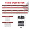 1/5 Scale Giant servo A280BH 78KG high Torque Steel Gear programmable Digital brushless servo(A280BHMW) view 3
