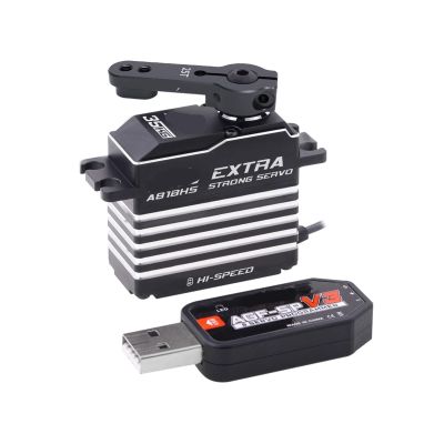 35KG High Torque A81BHS HV Ultra High Speed Steel Gear Brushless Standard Servo for 1/8 Scale(A81BHS 35kg Set1)