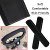 2Pcs 10.82 * 5.51inches Stroller Handlebar Cover,Pushchair Armrest Handle Protector Cover,Pram Bumper Bar Dustproof Handle Gloves Replacement Removable Universal Protective Case Grip Bar Covers view 4