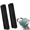 2 Pack 10.825.51in Armrest Handle Cover,Universal Handle Sleeve Cover Replacement Pushchair Handle Cover Accessory Elastic Dust Proof Protector Sleeve for Pushchair Pram(Black) view 1