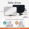 Baby Uma Baby Car Mirror  Shatterproof Backseat Accessory for Rear Facing Infant, Clear Wide View Design for Safe Travel Monitoring view 3
