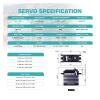 SA86BV 12V 3S 60KG High Torque Programmable Steel Gear Motor Servo Suitable for 1/8 1/10(Winch Mode) view 3