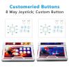 FVBADE[32000 Gamesin 1 78sPandora Box Arcade Game Console Bluetooth Function Compatible PC & Projector & TV,3D Games 4 Players Category Favorite List Save/Search/Hide/Pause/Delete Games view 3