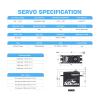 A80BVPH Tail servo 20KG 666Hz 0.039S Fast 12V high Voltage brushless programmable Digital Tail servo Suitable for RC 450-700 Level(A80BVPH Tail set2) view 2