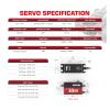 A50BHL A50CHM Programmable 19KG 18KG Brushless Coreless Digital Remote Control Servo Suitable for 1:10 1:12(A50CHM 18KG) view 3