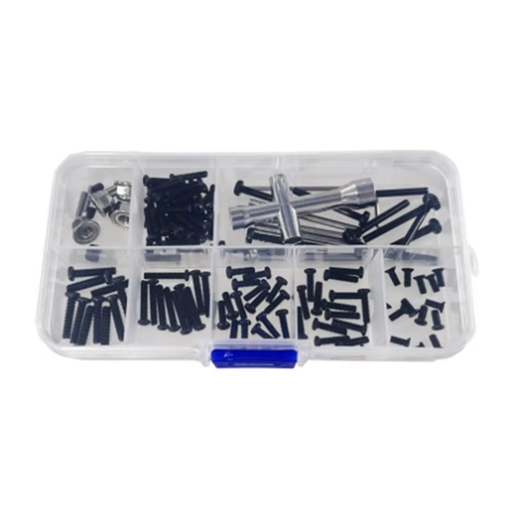 Compatible with MJX 1/16 16207 16208 16209 16210 H16 H16BM RC Car Upgrade Parts Screw Tool Accessories Box RC Accessory