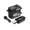 A80BH V2 Steel Gear 40KG Programmable Waterproof RC Steering Servo for 1/10 Scale(A80BHMW V2 40kg Set3) view 2