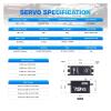 A50BHL 19KG Super Torque Super High Speed 8.4V Programmable Low Profile Brushless Digital Remote Control Servo(Drift Specific Set2) view 2