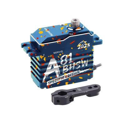 A81BH A81BHSW 45KG 35KG Waterproof Digital Standard Brushless Servo Suitable for 1/8 1/10(A81BHSW 35KG Servo)