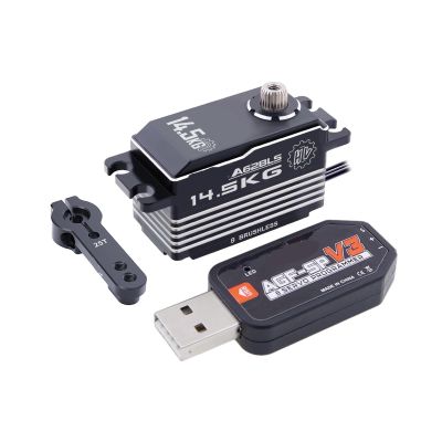 A62BLS Radiator Housing 0.062 sec Ultra High Speed 14.5 kg Short Range Programmable Brushless Digital Servo(A62BLS 14.5kg Set)