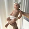 AMZBB 18 Inch Silicone Reborn Baby Doll with Drink & Wet Function Realistic Full Silicone Newborn Baby Doll Boy for Kids, Therapy, Or Gift view 4