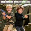 2 Pack Blaster Guns Boys Toy - with 16 Soft Foam Darts Bullets & 2 Wrist Bands - Christmas Birthday Hand Gun Toys Party Supplies for 6,7,8,9,10,11,12 Years Kids(Green Blue) view 2