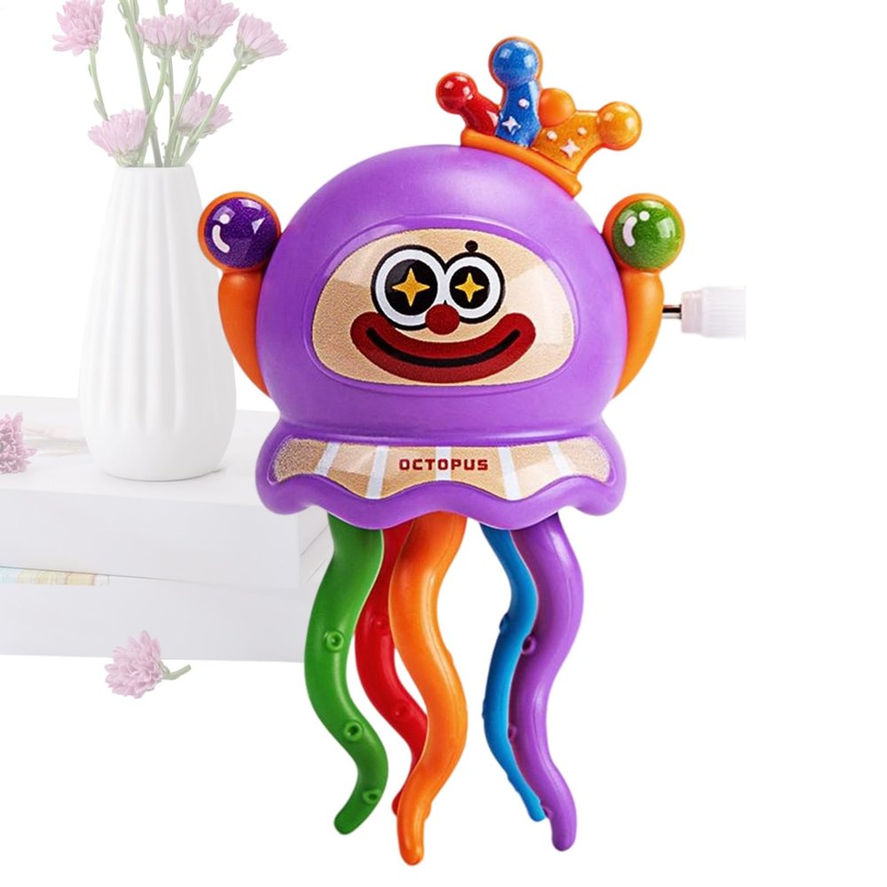 Electric Octopus Toy - Electric Crawling Octopus Toy, Smart Auto-Action Clown Octopuss, Rechargeable Wind Up Developmental Toys for Children Nursery School Classroom Home Room Bedroom