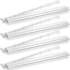 cjc Premium All-in-One Mahjong Racks with Pushers - 4-Piece Modern American Clear Set + 3 Dices, Heavy-Duty Acrylic, No-Assembly for Easy Gameplay, Color view 1