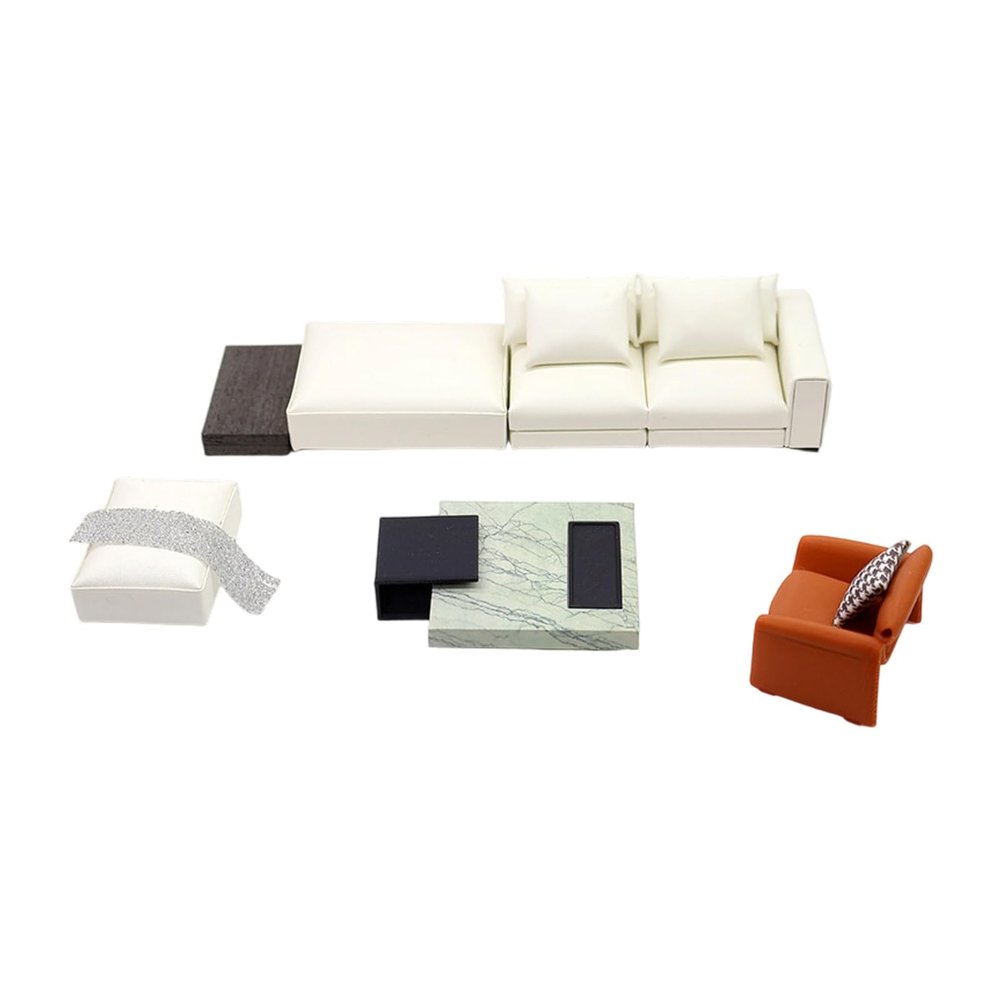 1/20 Scale Realistic Miniature Dollhouse Furniture and Accessories Set for Photography Props and Artistic Model Displays Dollhouses Furniture