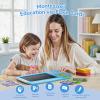 ZONSTVYS Talking Flash Cards for Toddlers: 2-in-1 LCD Writing Tablet with 510 Sight Words, Montessori Language Learning, Autism & Speech Therapy Toys for Children Ages 1-6, Blue view 2