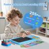 ZONSTVYS Talking Flash Cards for Toddlers: 2-in-1 LCD Writing Tablet with 510 Sight Words, Montessori Language Learning, Autism & Speech Therapy Toys for Children Ages 1-6, Blue view 3