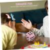 BRIGHTFUFU 2pcs Large EVA Foam Dice Lightweight Multifunctional Party Game Props for Adults Rounded Corner Dice for Gathering and Educational Use view 4