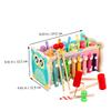 WHAMVOX Wooden S Hammer Beating Musical Instrument and Fishing Game for Smooth Edges Small Hands Design Educational Play for Boys view 2
